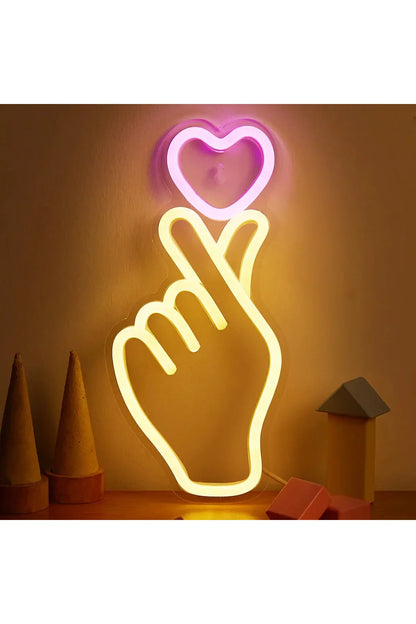 Vivolux | Hand Herz LED Neon
