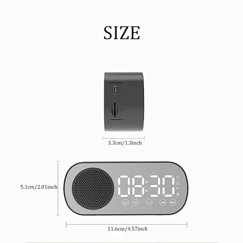 Vivolux | Digitale Weckuhr mit Bluetooth-Lautsprecher & FM-Radio