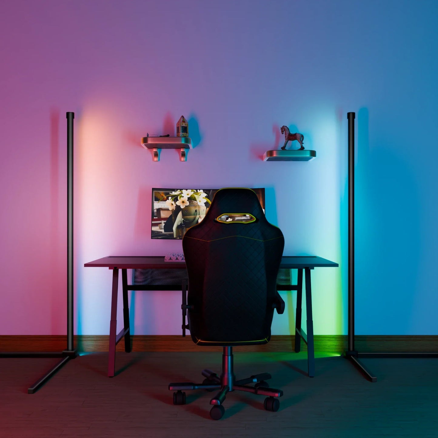 Vivolux | Smart RGB Stehlampe - 16 Millionen Farbwechselnde Stimmungslicht