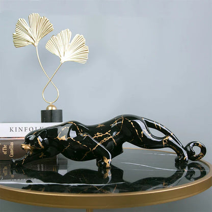Vivolux | Eleganter Jaguar Steinbildhauer