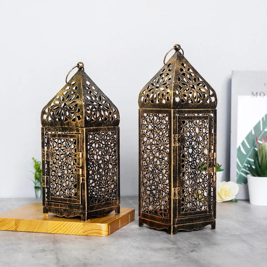 Vivolux | Mystique Orientalische Laterne - Vintage Windlicht Kerzenhalter