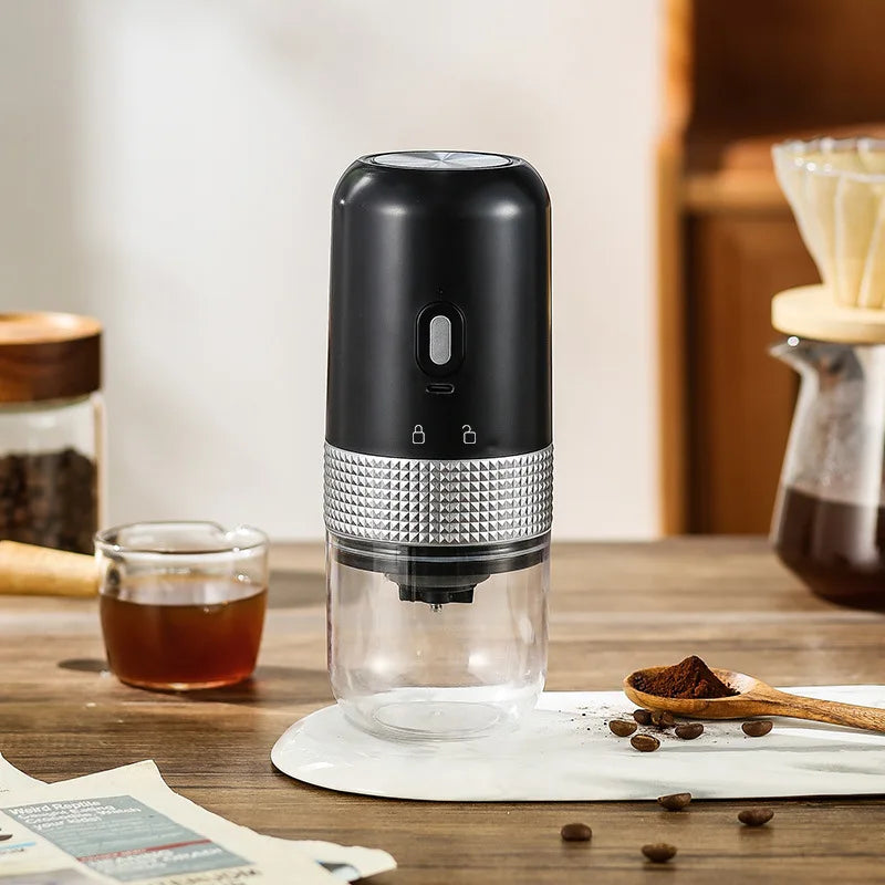 Vivolux | Elektrische Kaffeemühle Typ C USB Ladung Professionelle Keramik Mahlkern Kaffeebohnen Mühle Tragbare Kaffeemaschine Zubehör