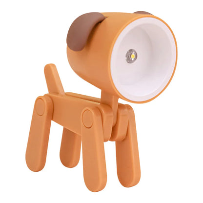 Vivolux | Süße LED-Nachtlampe - Mini-Hund, Hirsch, Dinosaurier Falt-Tischlampe für das Kinderzimmer