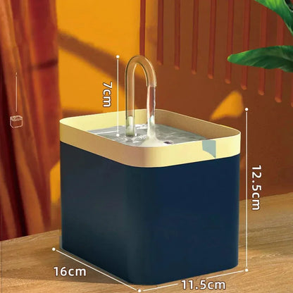 Vivolux | Ultra-leise Haustier-Wasserbrunnen mit intelligenter Filtration - 1,5 l Edelstahl