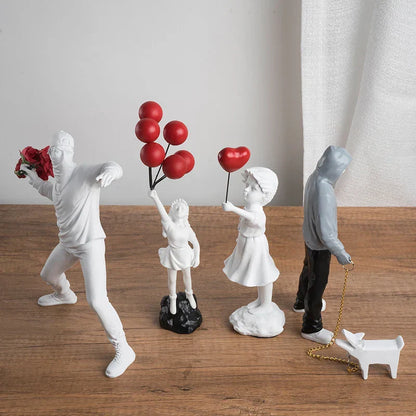 Vivolux | Von Banksy inspirierte Skulpturensammlung