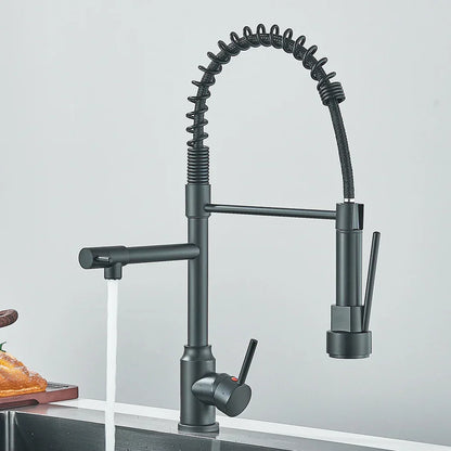Vivolux | SpringFlow – Küchenarmatur mit Doppel-Auslauf