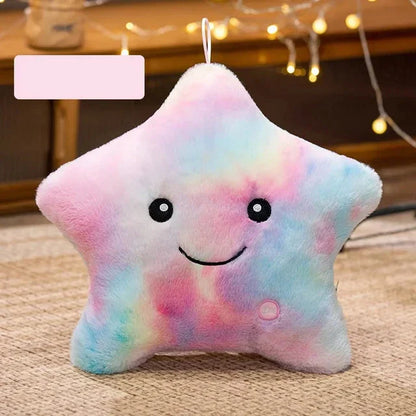 Vivolux | LED Stern Plüschlicht - Weiches Leuchtsternkissenpuppe, Stofftier für Kinder & Wohnkultur, Perfektes Geburtstagsgeschenk