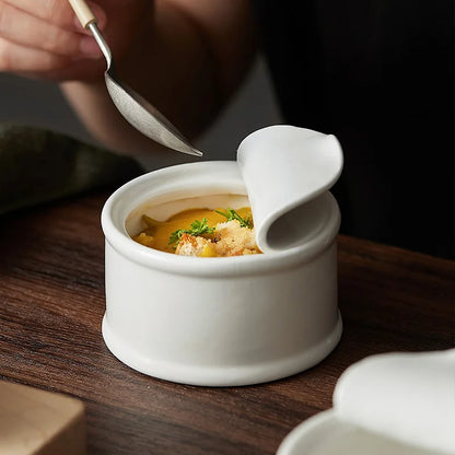 Vivolux | Zeitgenössische Französische Zwiebelsuppe Schüssel – Premium Keramik Suppe & Eintopf Schüssel