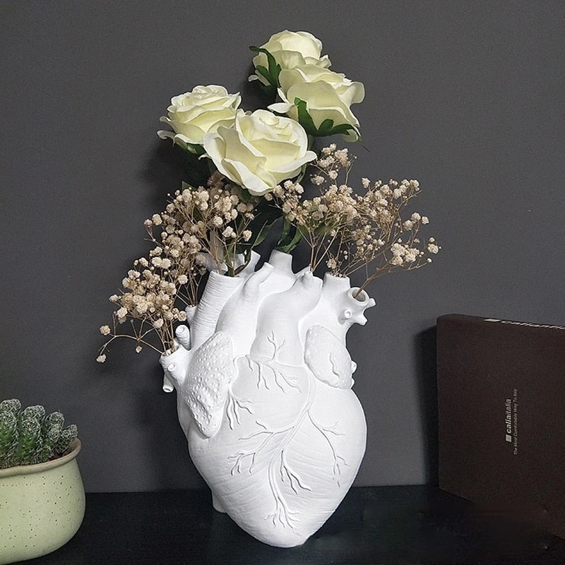 Vivolux | Herz Trocken Pflanzen Kunst Vase