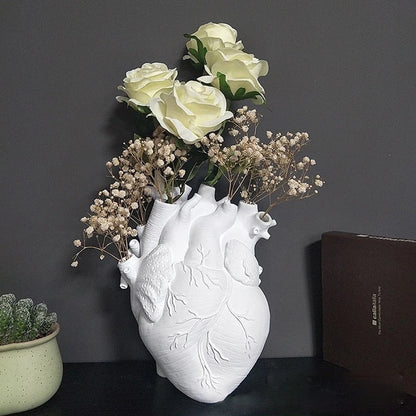 Vivolux | Herz Trocken Pflanzen Kunst Vase