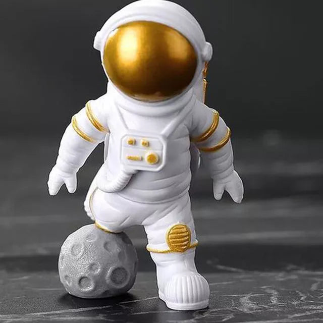 Vivolux | Harz-Astronaut-Figur Statue Raumfahrer Skulptur Pädagogisches Spielzeug Schreibtisch-Dekoration Astronaut-Modell Für Kinder Geschenk