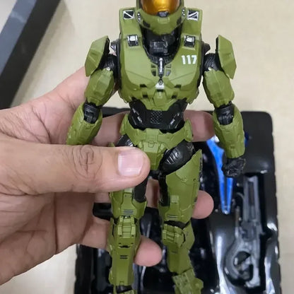 Vivolux | 18cm Halo Infinite Master Chief Mjolnir Mk Vi 1/12 Maßstab 17.5cm 6" Actionfigur Re:edit Gen.3 117 Ko's 1000 Modellpuppen Spielzeuge