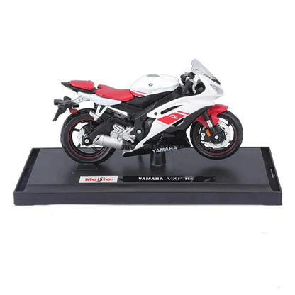 Vivolux | 1:18 Maßstab Yamaha R6 Legierungsroller Sportbike Figuren Diecasts Kinder Spielzeug Motorrad Rennmodell Nachbildungen Sammlergeschenk für Jungen