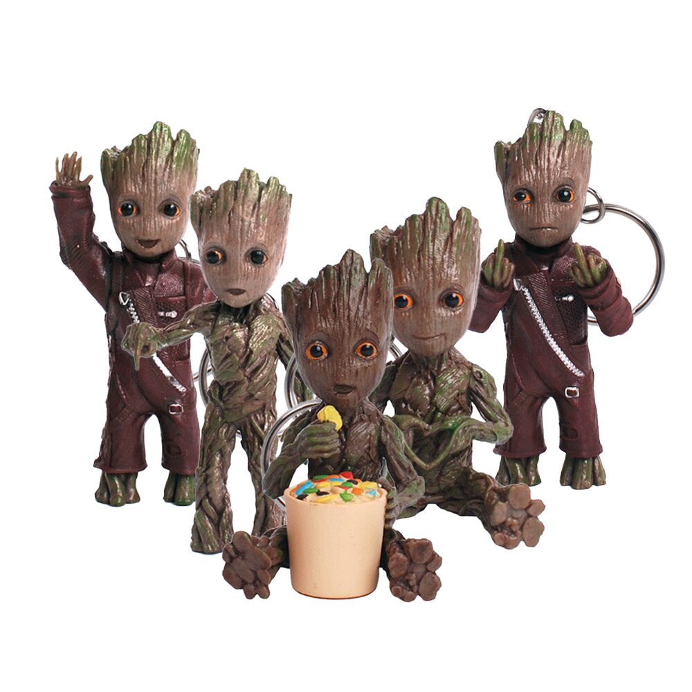 Vivolux | Cartoon Groot Miniaturfigur: Verspielte Bürodekoration