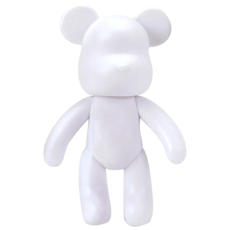 Vivolux | Graffiti Painted Fluid Violent Bear White Body Ornaments DIY Handmade Personalized Model Home Desktop Decoration Accessories New