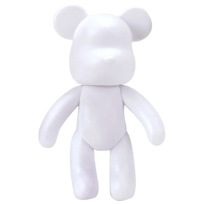 Vivolux | Graffiti Painted Fluid Violent Bear White Body Ornaments DIY Handmade Personalized Model Home Desktop Decoration Accessories New