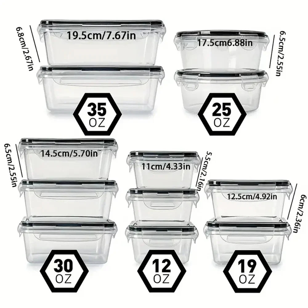 Vivolux | 12-teiliges Lebensmittelbehälter-Set - FoodSaver