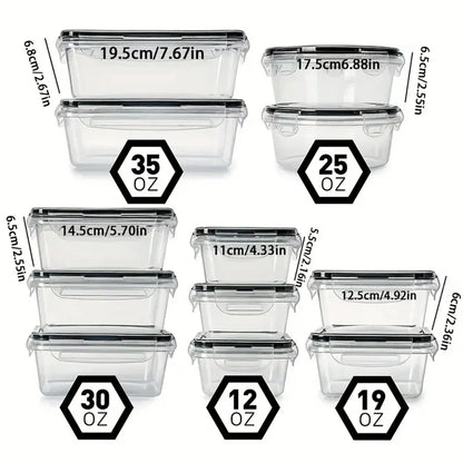 Vivolux | 12-teiliges Lebensmittelbehälter-Set - FoodSaver