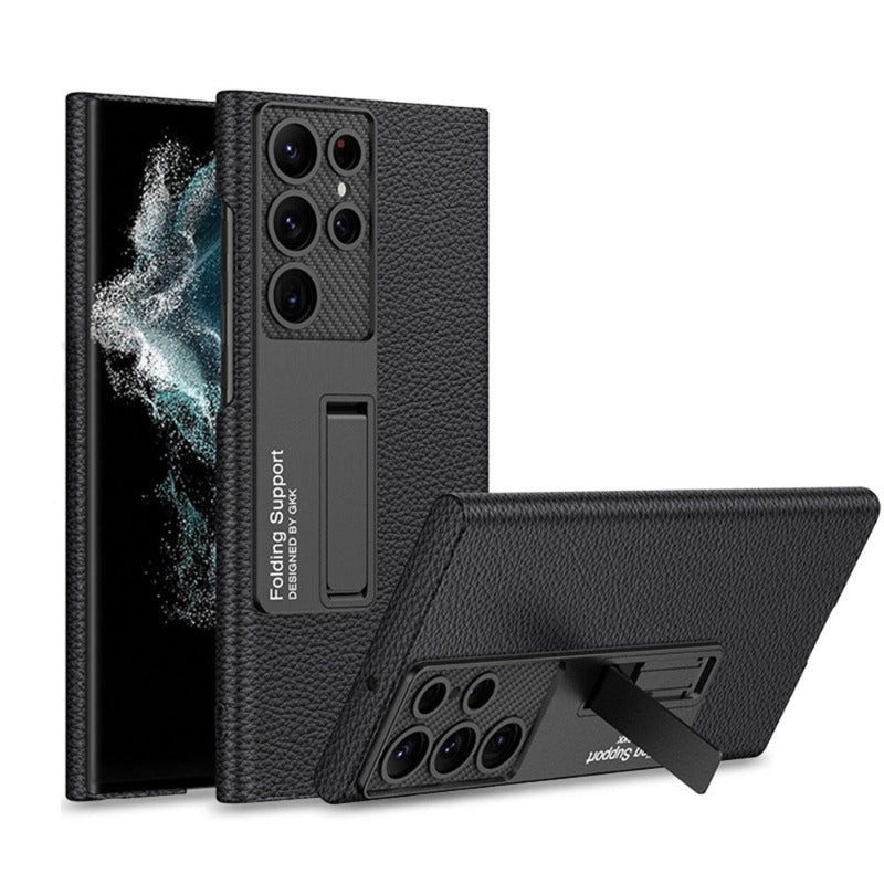 Vivolux | Luxuriöse, ultradünne Leder-Telefonhülle, stoßfest, für Samsung Galaxy 23