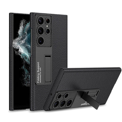 Vivolux | Luxuriöse, ultradünne Leder-Telefonhülle, stoßfest, für Samsung Galaxy 23