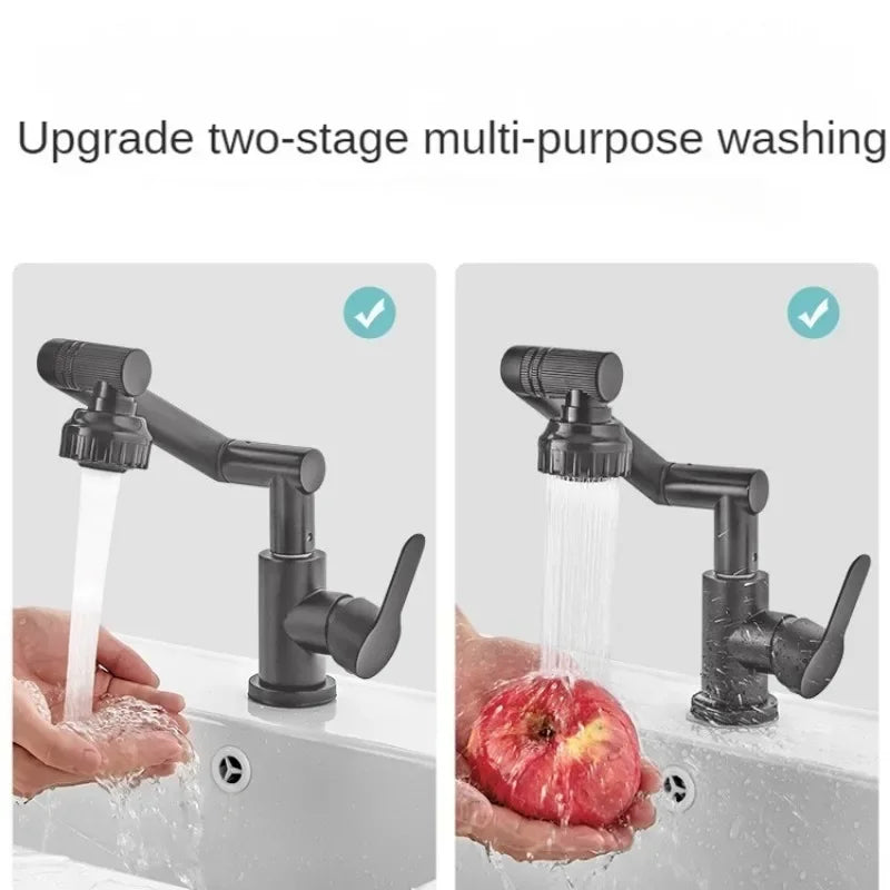 Vivolux | Spritzwassergeschützter mechanischer universeller drehbarer Arm Wasserhahn
