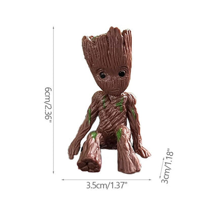 Vivolux | Cartoon Groot Miniaturfigur: Verspielte Bürodekoration