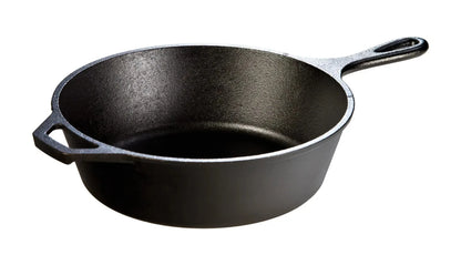 Vivolux | Lodge Gusseisen 10,25" / 3,2 Liter Gewürzte Tiefe Bratpfanne