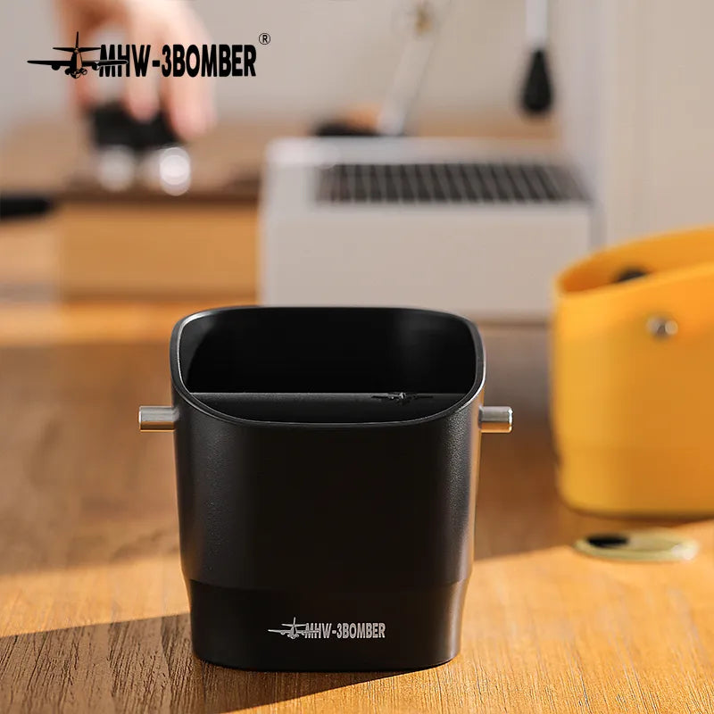 Vivolux | 0,9–1,2 l Espresso-Schlagkasten, zerlegbare Schlagstange und rutschfeste Basis, quadratischer Kaffeesatz-Abfall, Barista-Desktop-Zubehör