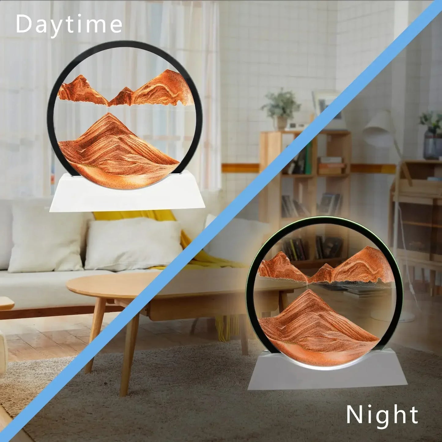 Vivolux | Bewegende Sand Tischlampe