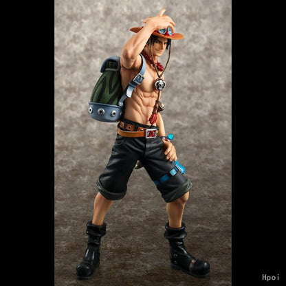 Vivolux | Figur One Piece DX10th Anniversary Feuerfaust Escal D Ace Ruffy Brother Spielzeug Japan Anime Sammlerfiguren PVC Modell Spielzeug