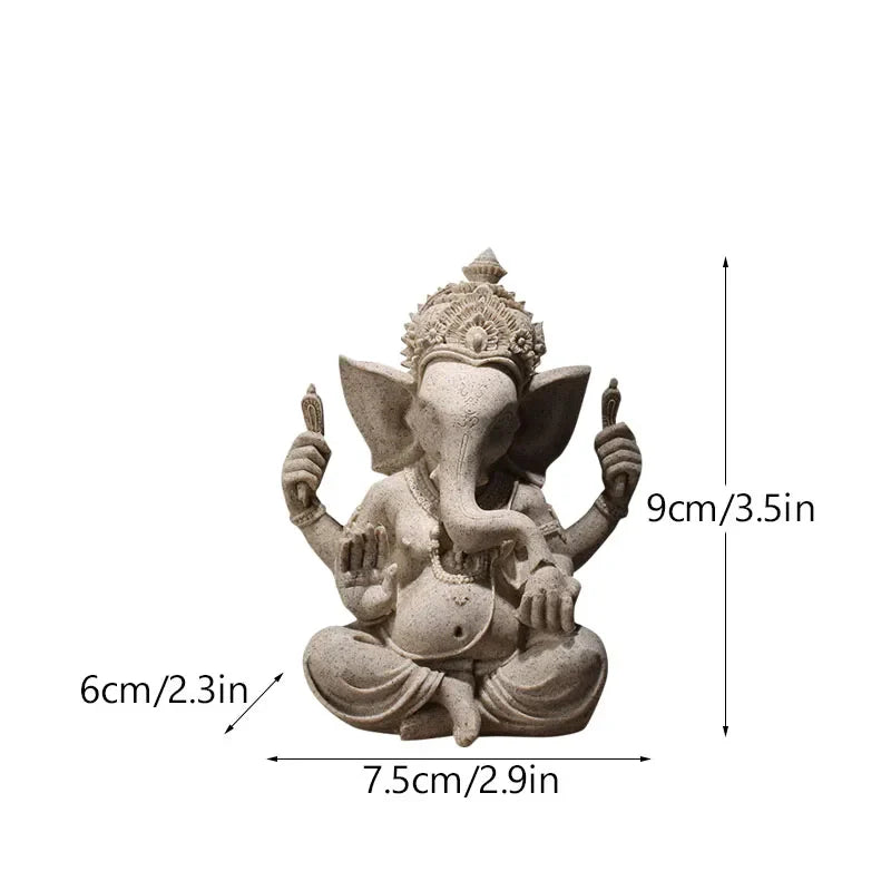 Vivolux | Göttliche Harz Sandstein-Stil Vedic Skulpturen