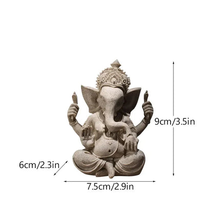 Vivolux | Göttliche Harz Sandstein-Stil Vedic Skulpturen