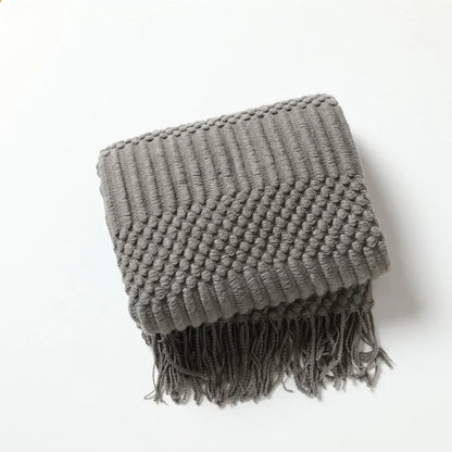Vivolux | Nordic Style Dick Gestrickte Decke
