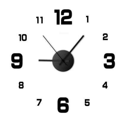 Vivolux | Kreative rahmenlose Wanduhr