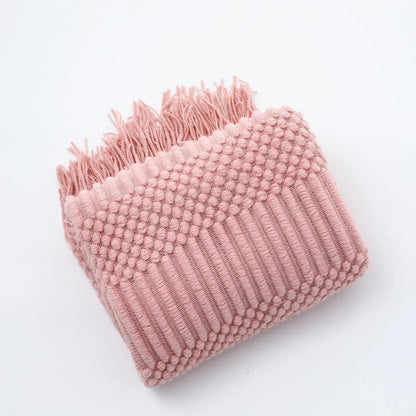 Vivolux | Nordic Style Dick Gestrickte Decke