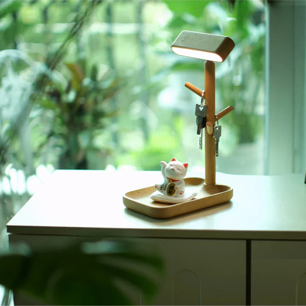 Vivolux | Elegante dimmbare Tischlampe mit Stauraum
