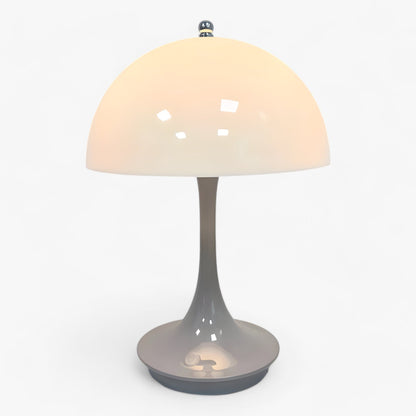 Vivolux | LED-Pilzlampe | Tragbar und über USB aufladbar - dimmbare Nachttischlampe für das Schlafzimmer