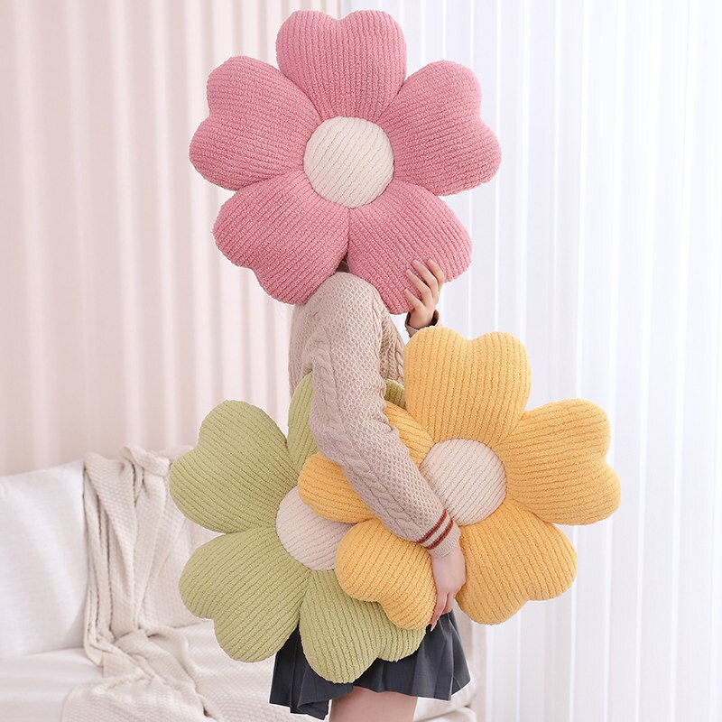 Vivolux | Fluffy Kleeblumen Kissen
