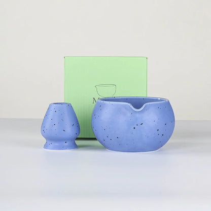 Variant image for Keramische Matcha-Schüssel mit Ausguss – 13,5 x 7,5 cm, Ideal für die Zubereitung von Matcha-Tee im traditionellen Japanischen Stil-4