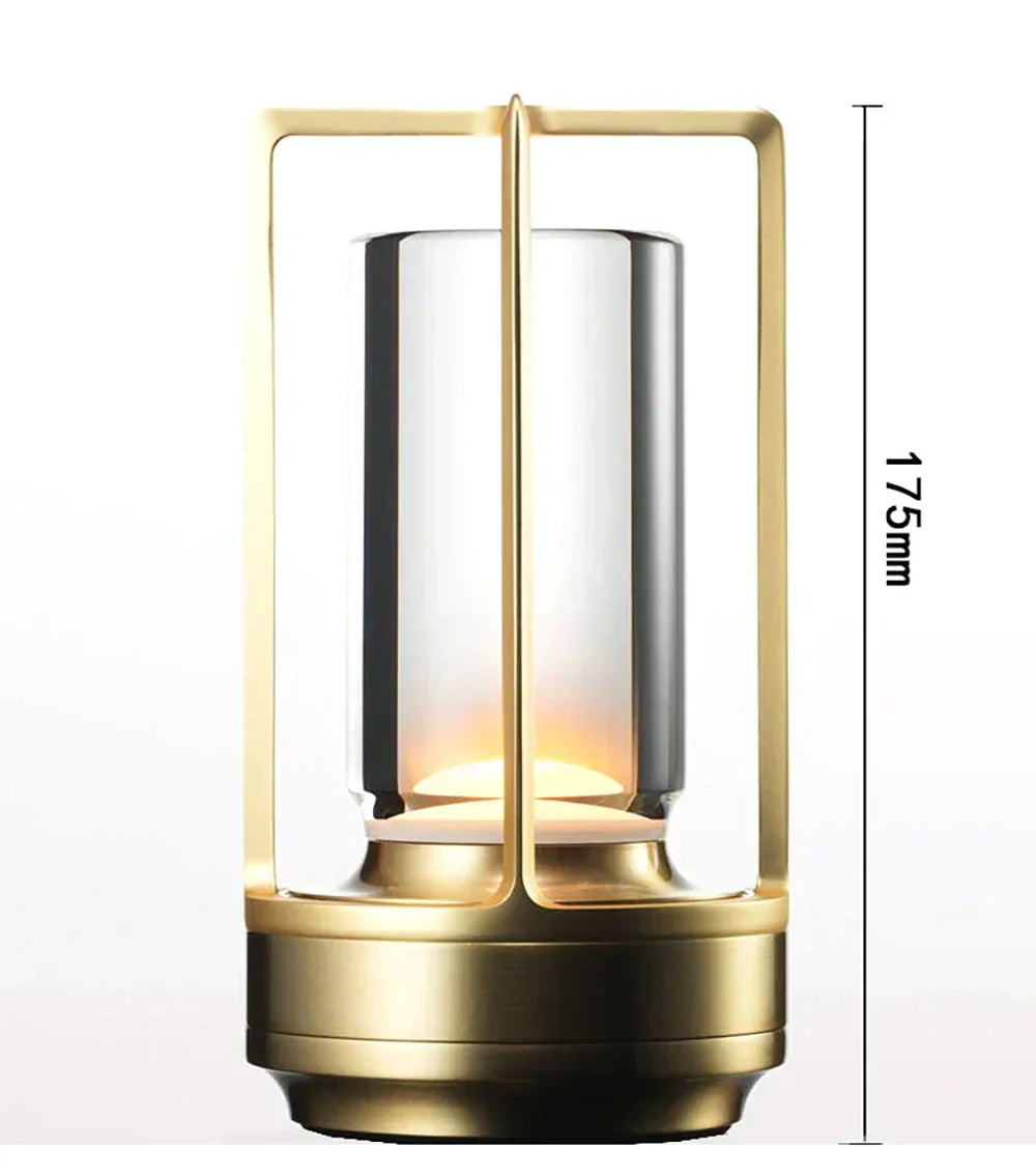 Vivolux | Wiederaufladbare Drahtlose LuxusGlow Tischlampe - Elegante Drahtlose Lampe für Jede Stimmung