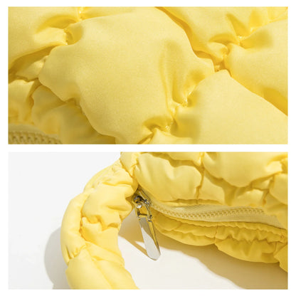 Vivolux | Lebhaftes kreuzgequiltetes rundes Mini-Tasche