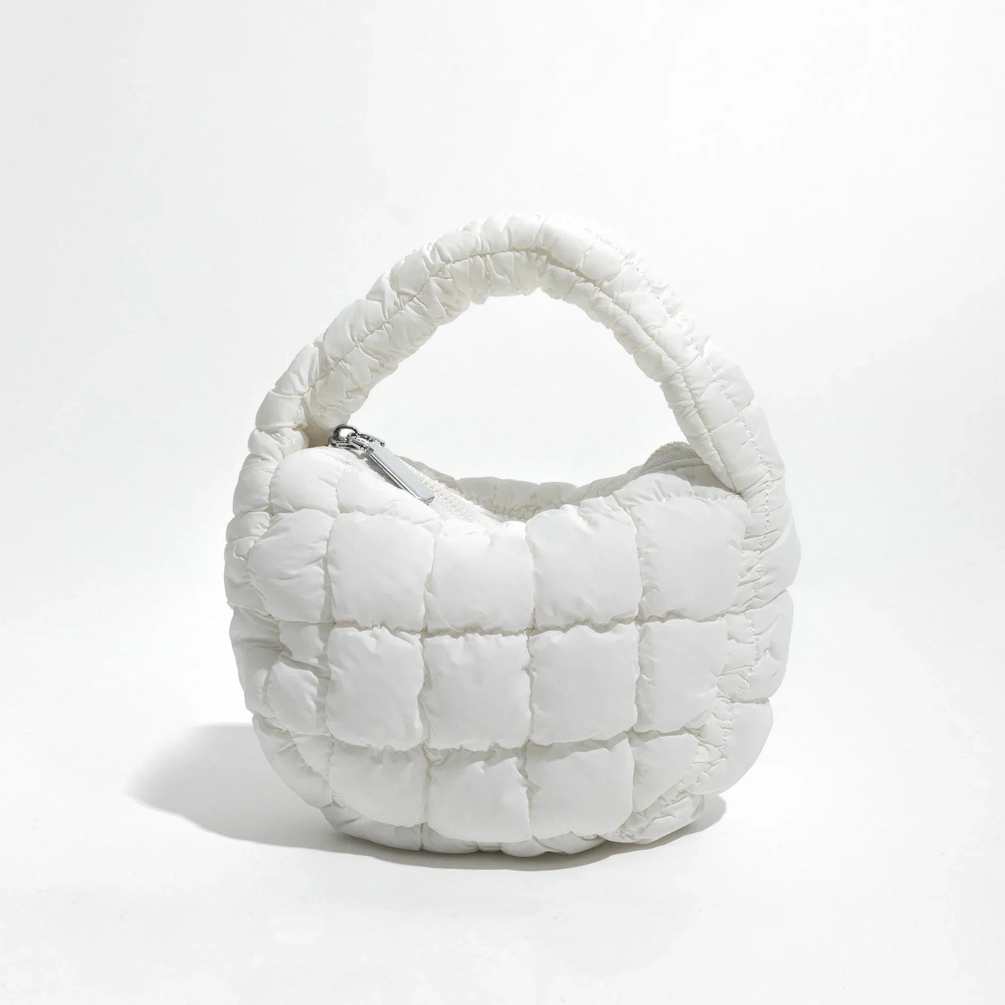 Vivolux | Lebhaftes kreuzgequiltetes rundes Mini-Tasche