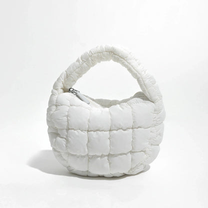 Vivolux | Lebhaftes kreuzgequiltetes rundes Mini-Tasche