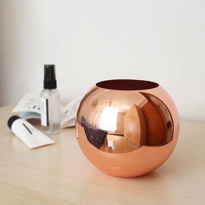 Vivolux | Edelstahlvase im nordischen Stil Desltop-Blumentopf BeFlower Töpfe Gold Schwarz Rose Gold Klassische Wohndekoration