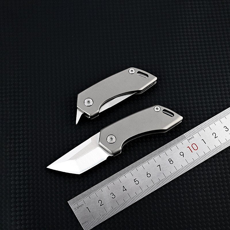 Vivolux | Titan-Titanlegierung Tasche Schlüsselanhänger Knife