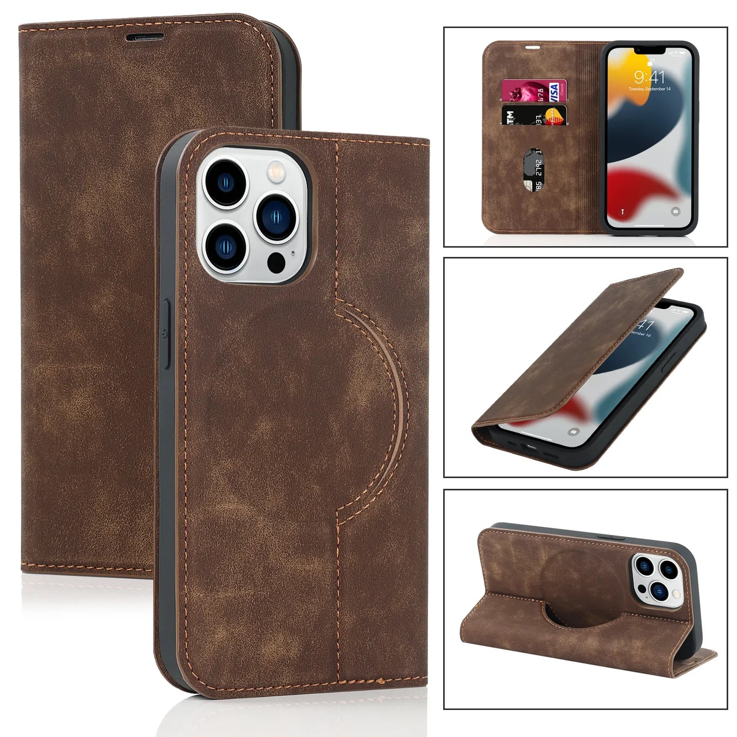 Vivolux | Wallet Hülle MagSafe Wireless Charging- iPhone