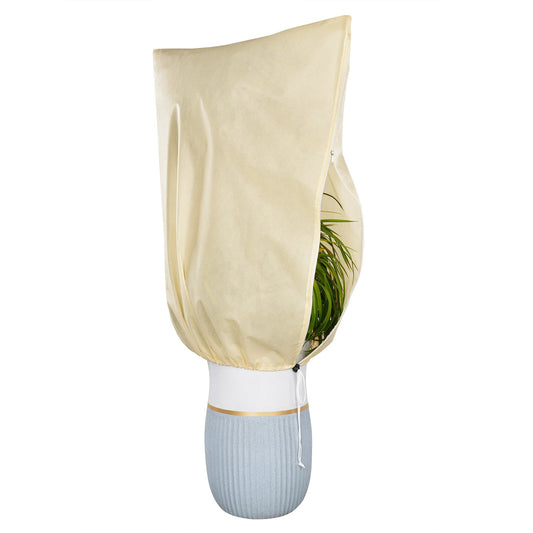Vivolux | Winter-Schutzhaube für Pflanzen - Frostschutz mit Reißverschluss und Kordelzug, Atmungsaktiv für Palmen und Topfpflanzen im Garten