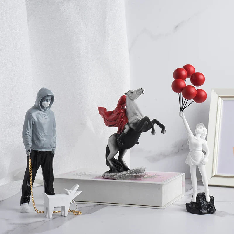 Vivolux | Von Banksy inspirierte Skulpturensammlung