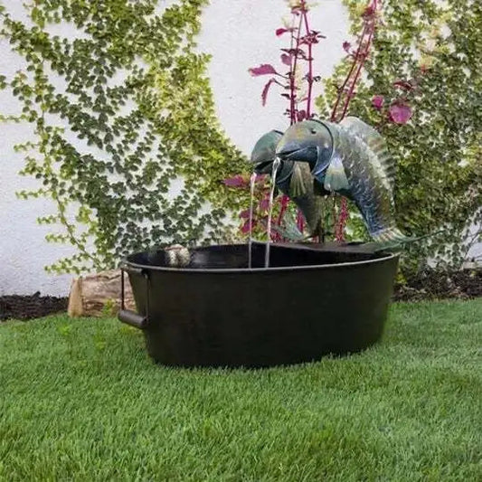 Vivolux | Tierfiguren | Bezaubernder Wasserfall-Brunnen für draußen