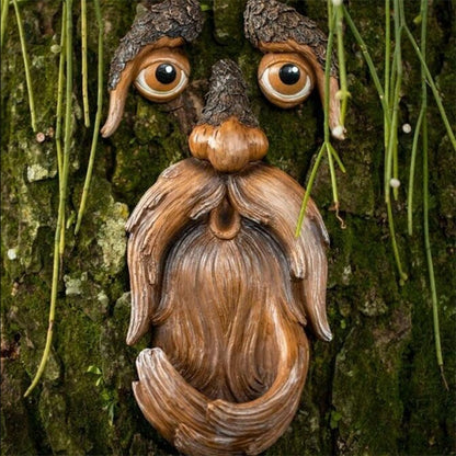 Vivolux | Augen der Natur: Baumgesicht Vogelfutterstation
